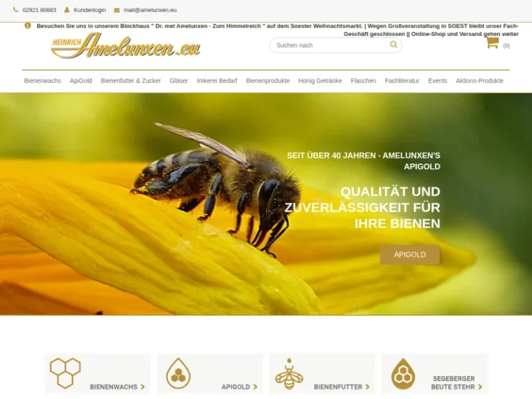 J. Heinrich Amelunxen Bienenwachs-Verarbeitung & Imkerei-Bedarf - Nordrhein-Westfalen in Soest