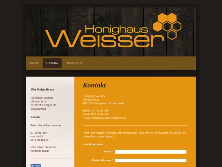 Honighaus Weisser – Sibylle Weisser - Baden-Württemberg in St. Georgen