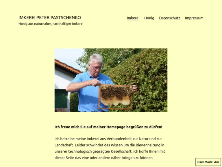 Imkerei Peter Pastschenko - Bayern in Simbach