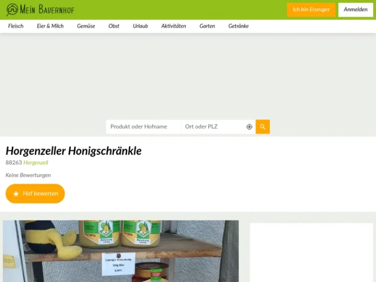 Horgenzeller Honigschränkle - Baden-Württemberg in Horgenzell