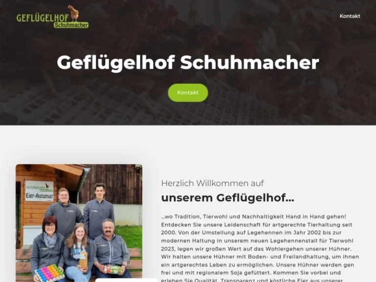 Geflügelhof Schuhmacher - Baden-Württemberg in Kirchberg an der Iller