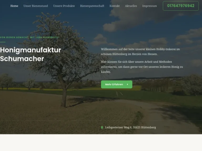 Honigmanufaktur Schumacher - Hessen in Hüttenberg