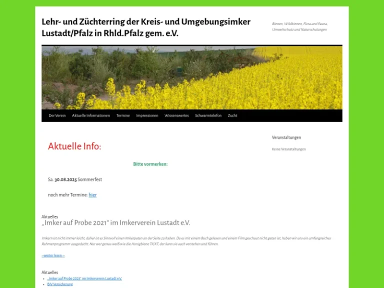 Imkerverein Lustadt E.v - Rheinland-Pfalz in Rülzheim