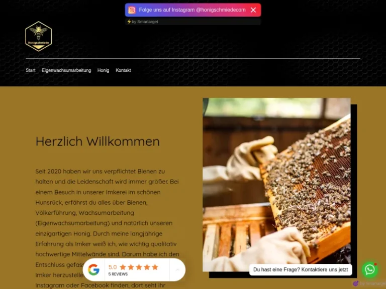 Imkerei Honigschmiede - Rheinland-Pfalz in Dillendorf