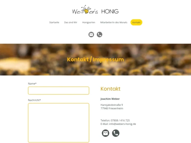 webers honig - Baden-Württemberg in Friesenheim