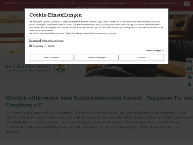 Lehrbienenstand Bezirksimkervereins Gmund, Tegernseer Tal und Umgebung e.V. - Bayern in Gmund am Tegernsee