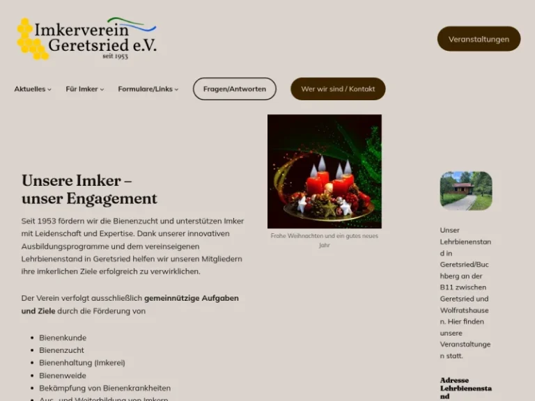 Imkerverein Geretsried e.V. - Bayern in Geretsried