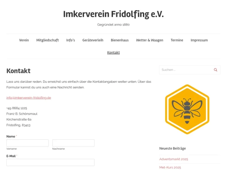 Imkerverein Fridolfing eV - Bayern in Fridolfing