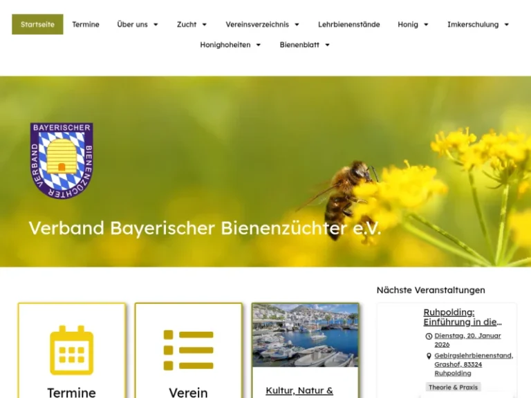 Verband Bayrischer Bienenzüchter e V. - Bayern in Trostberg