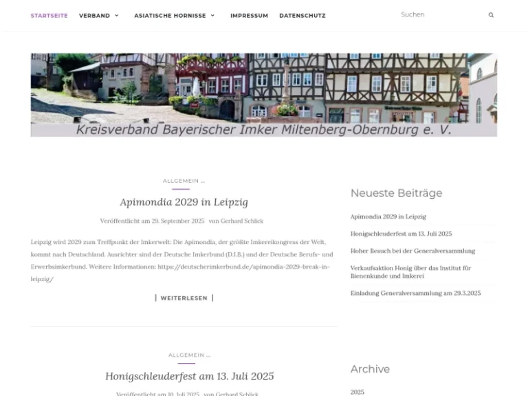 Kreisverband Bayerischer Imker Miltenberg-Obernburg e.V - Bayern in Erlenbach am Main