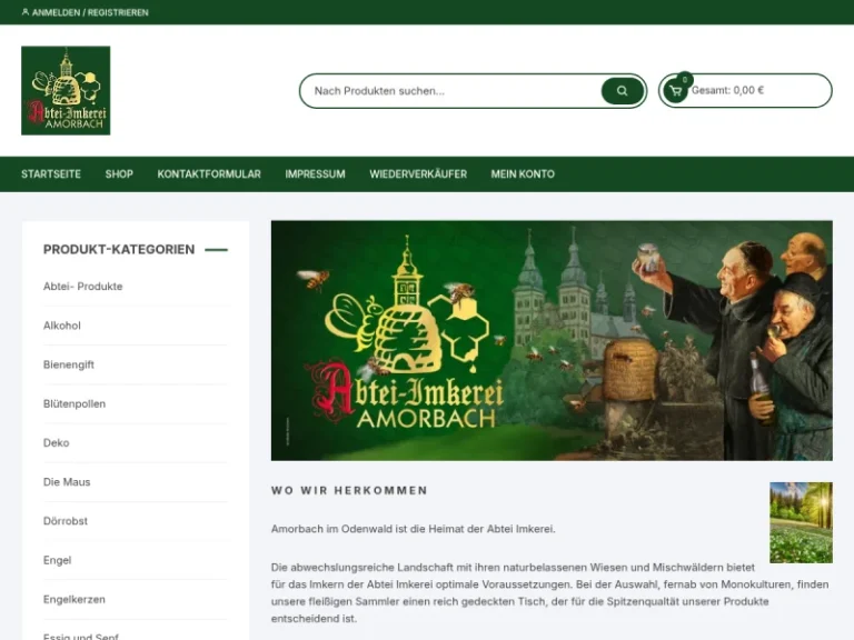 Abtei- Imkerei Amorbach - Bayern in Amorbach