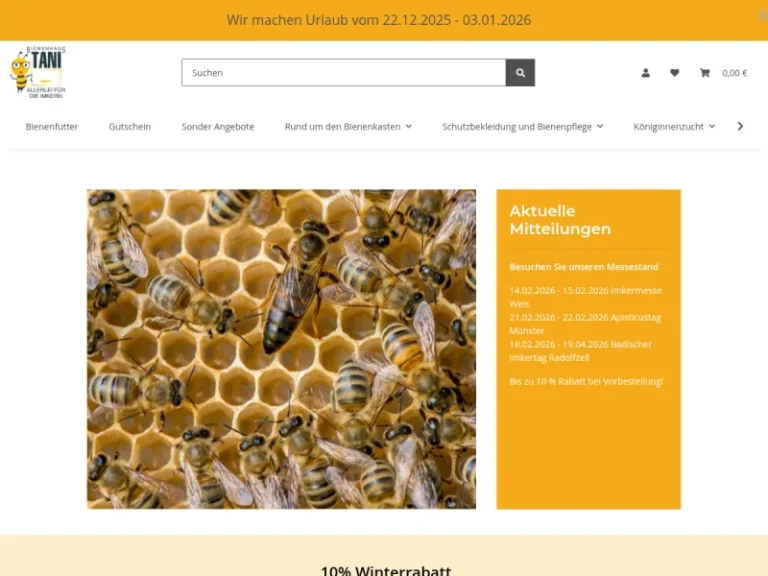 Bienenhaus Tani lmkereibedarf - Baden-Württemberg in Kraichtal