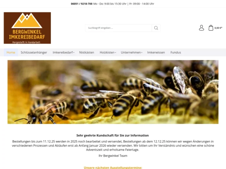 Bergwinkel-Imkereibedarf (BWMK gGmbH) - Hessen in Bad Soden-Salmünster