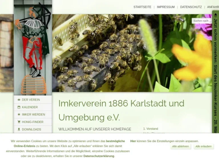 Imkerverein Karlstadt 1886 und Umgebung e.V. - Bayern in Thüngen