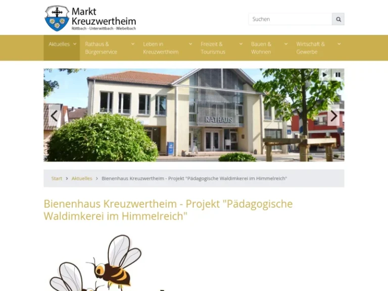 Pädagogische Waldimkerei im Himmelreich - Bayern in Kreuzwertheim