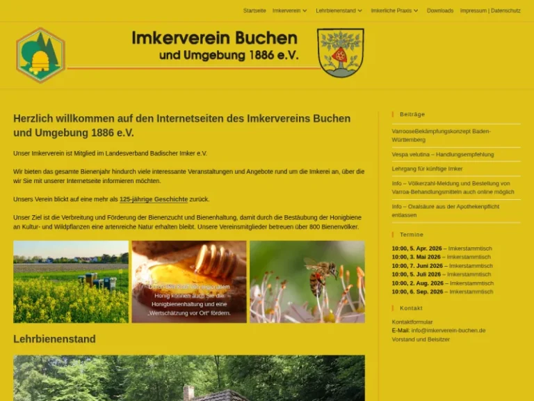 Imkerverein Buchen und Umgebung 1886 - Baden-Württemberg in Buchen