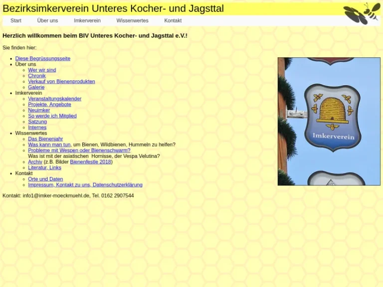 Bezirksimkerverein Unteres Kocher- und Jagsttal - Baden-Württemberg in Neuenstadt am Kocher