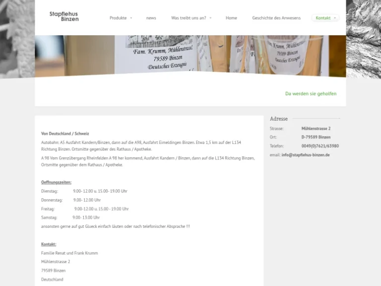 Stapflehus Binzen - Baden-Württemberg in Binzen