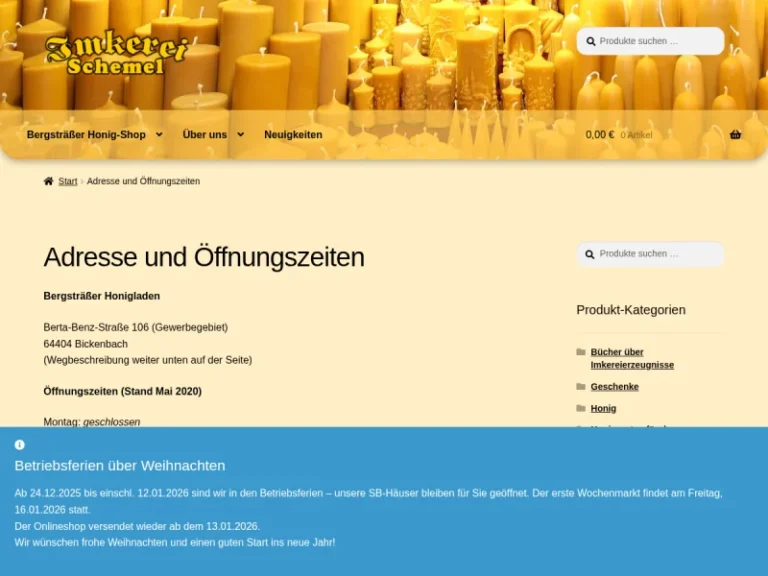 Honig SB-Haus - Hessen in Bickenbach
