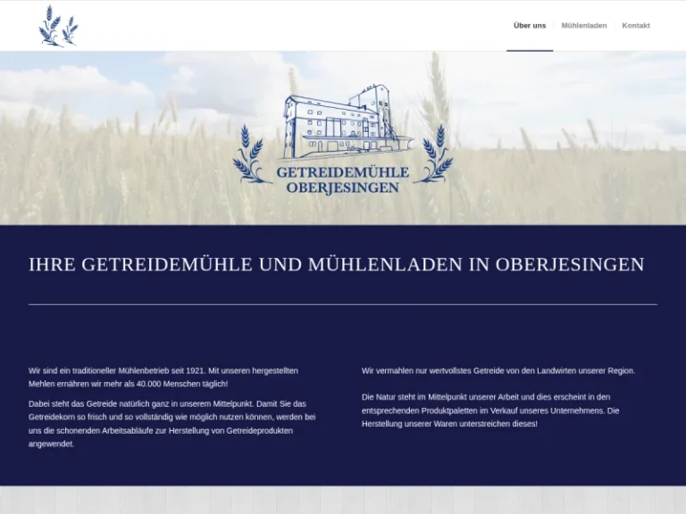 Mühlenladen Getreidemühle Oberjesingen - Baden-Württemberg in Herrenberg