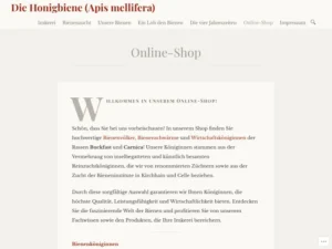 bei der Imkerei Steinberg - Niedersachsen in Cappeln (Oldenburg)