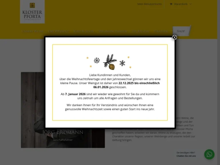 Vinothek – Landesweingut Kloster Pforta GmbH - Sachsen-Anhalt in Naumburg (Saale)