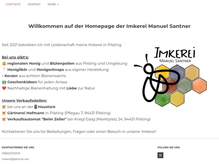 Imkerei Manuel Santner - Bayern in Pilsting