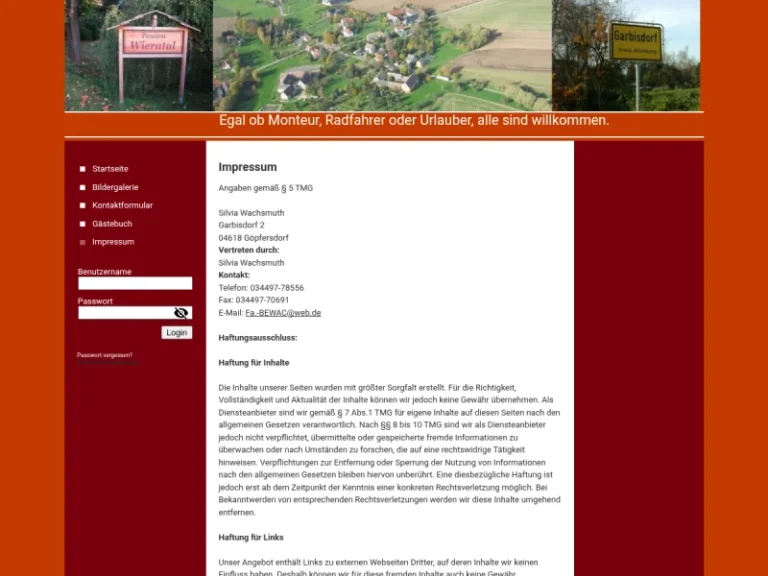 Silvia Wachsmuth - Thüringen in Göpfersdorf